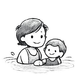 Kleinkindschwimmen_Icon_Mutter_Kind